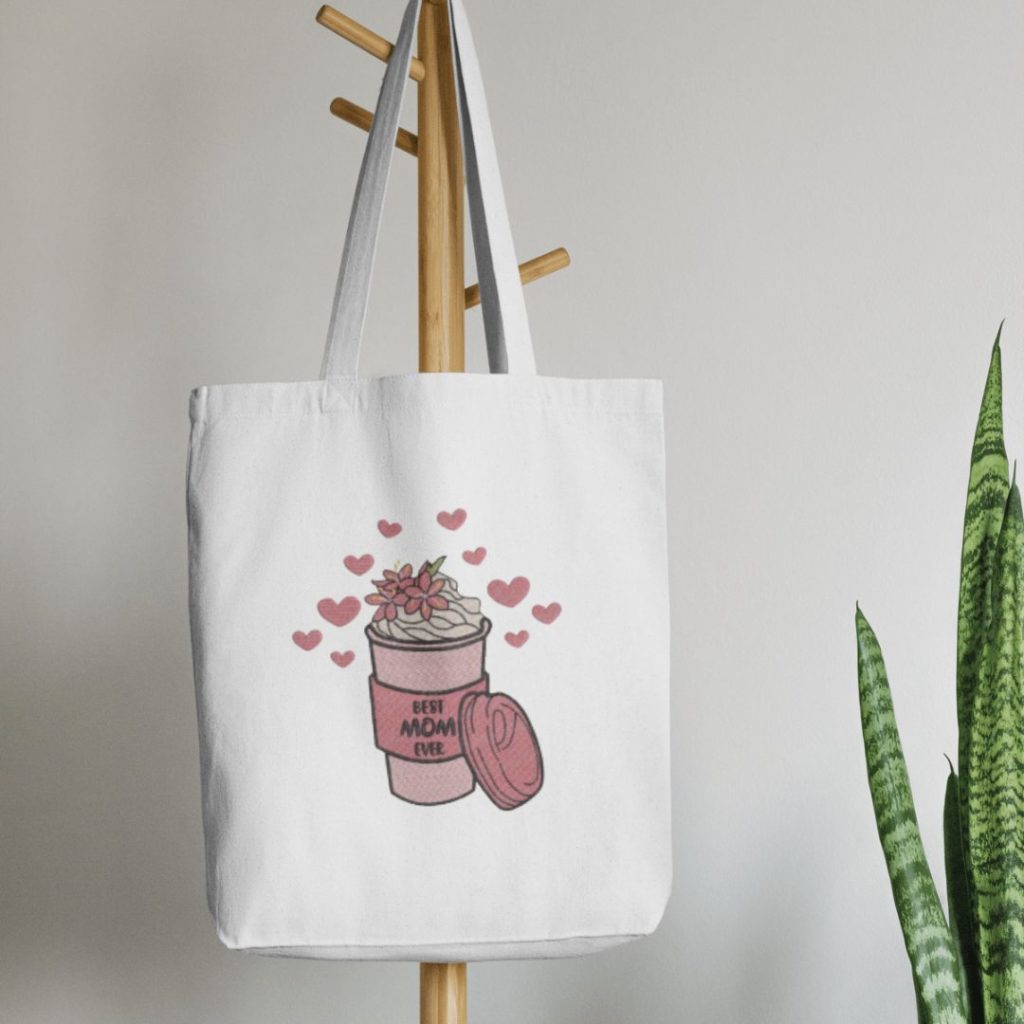 Bolso canva écologique personnalisé avec design unique